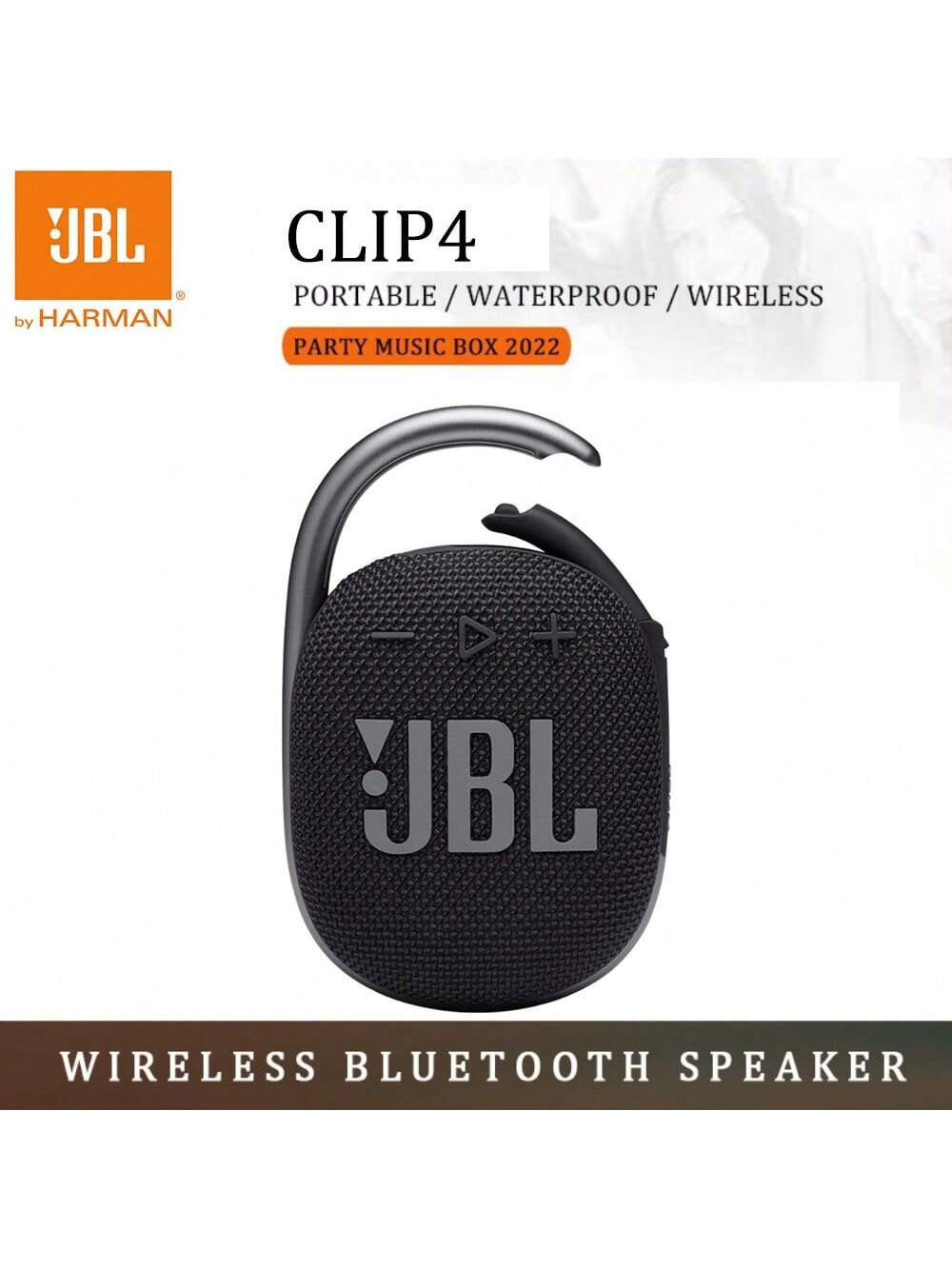 JBL CLIP 4 Bluetooth Speakers IP67 Waterproof/10 Hours Of Playtime Outdoor Travel Portable Mini Wireless Speaker Original JBL