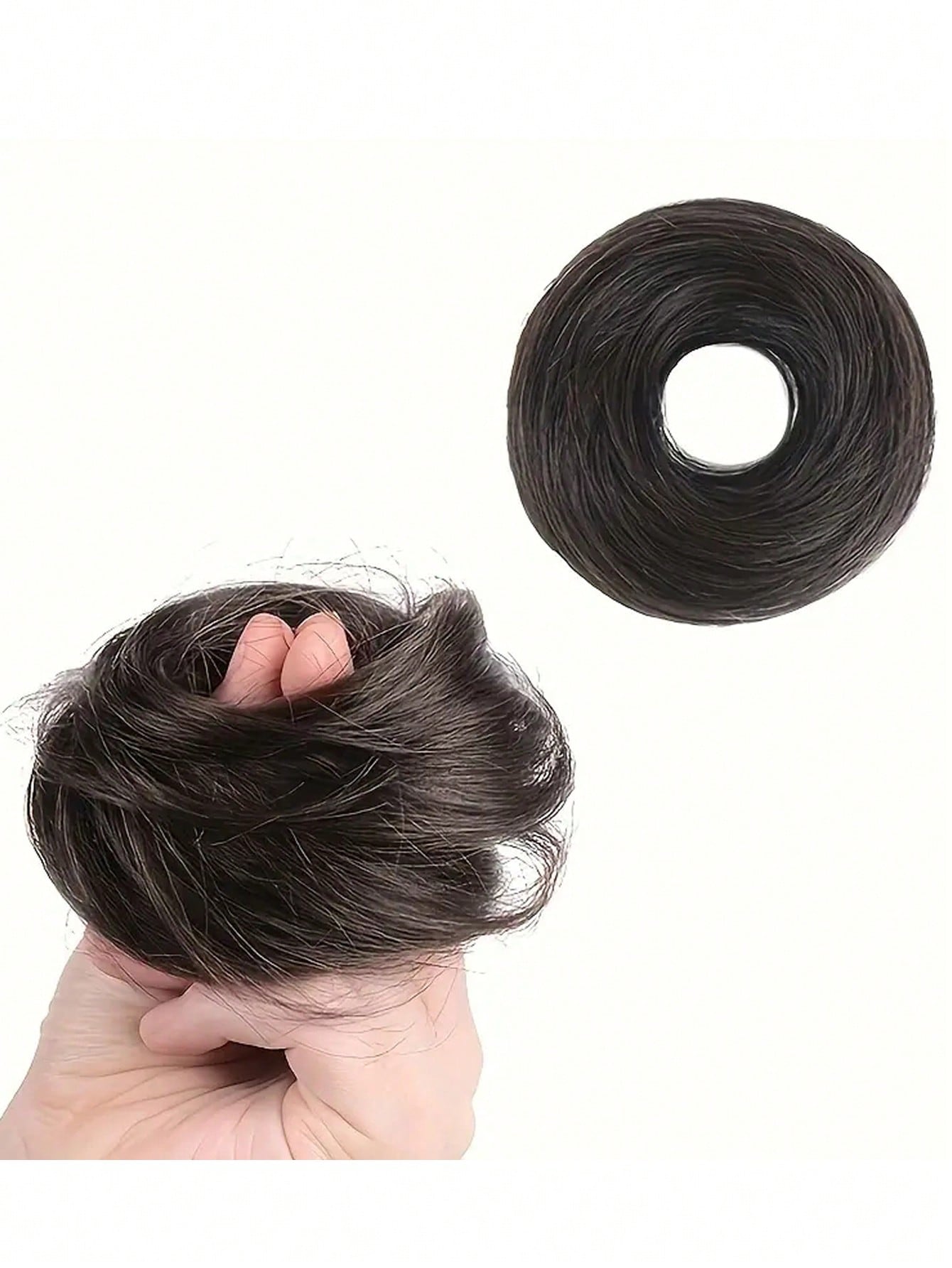 Messy Donuts, Buns, Wigs, Fluffy And Naturally Elastic Buns, Synthetic Hair Extensions, Elegant And Natural Hair Accessories Suitable For Daily Use