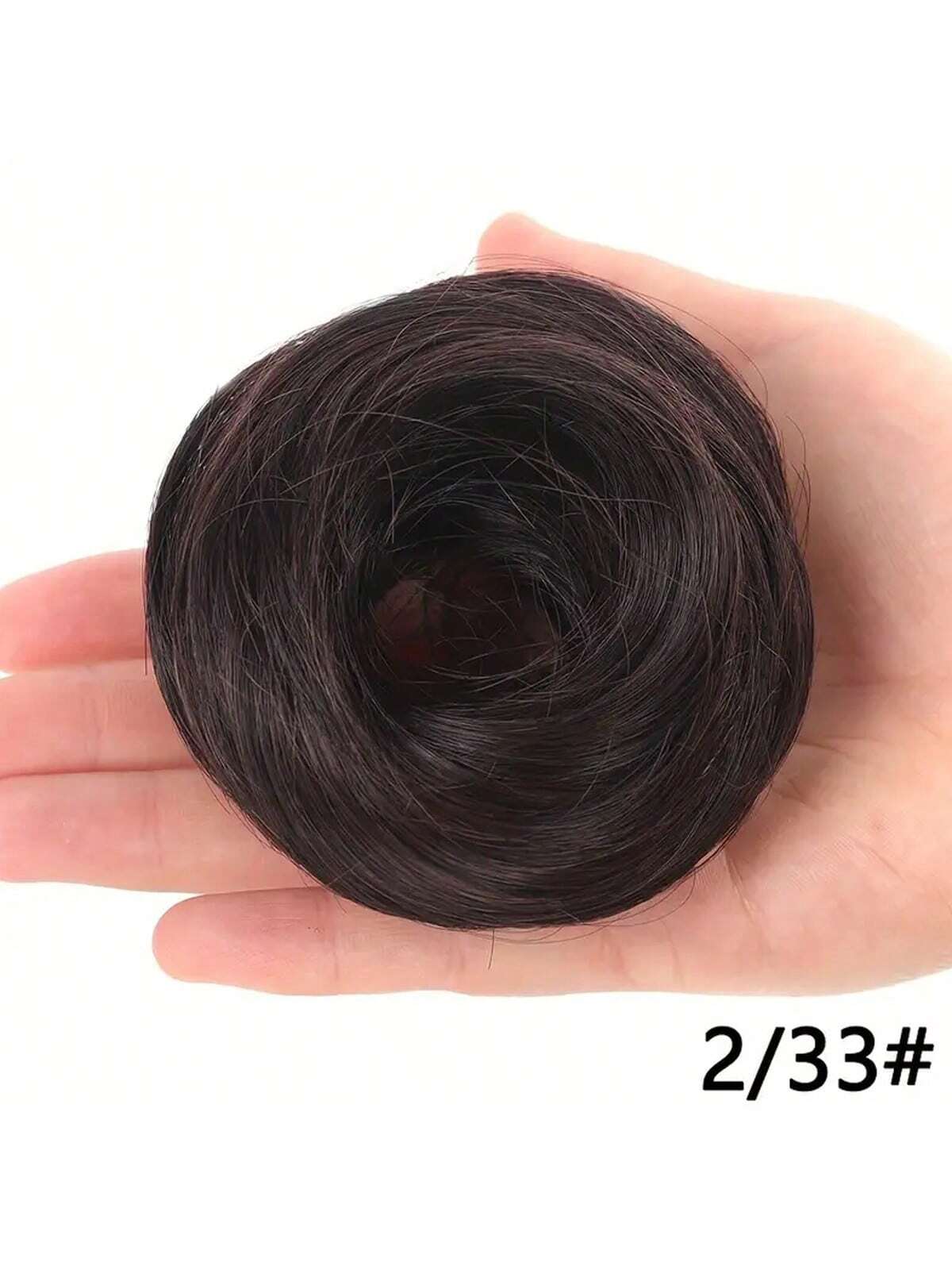 Messy Donuts, Buns, Wigs, Fluffy And Naturally Elastic Buns, Synthetic Hair Extensions, Elegant And Natural Hair Accessories Suitable For Daily Use