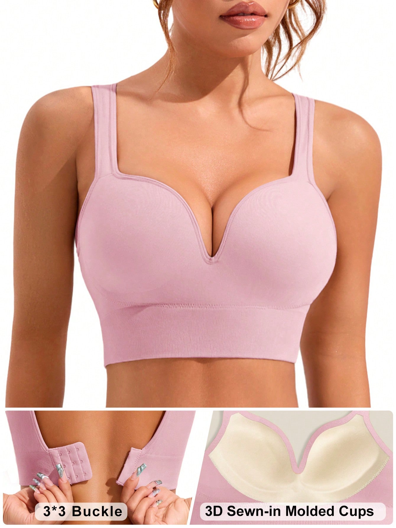 Seamless Padded Sports Bra