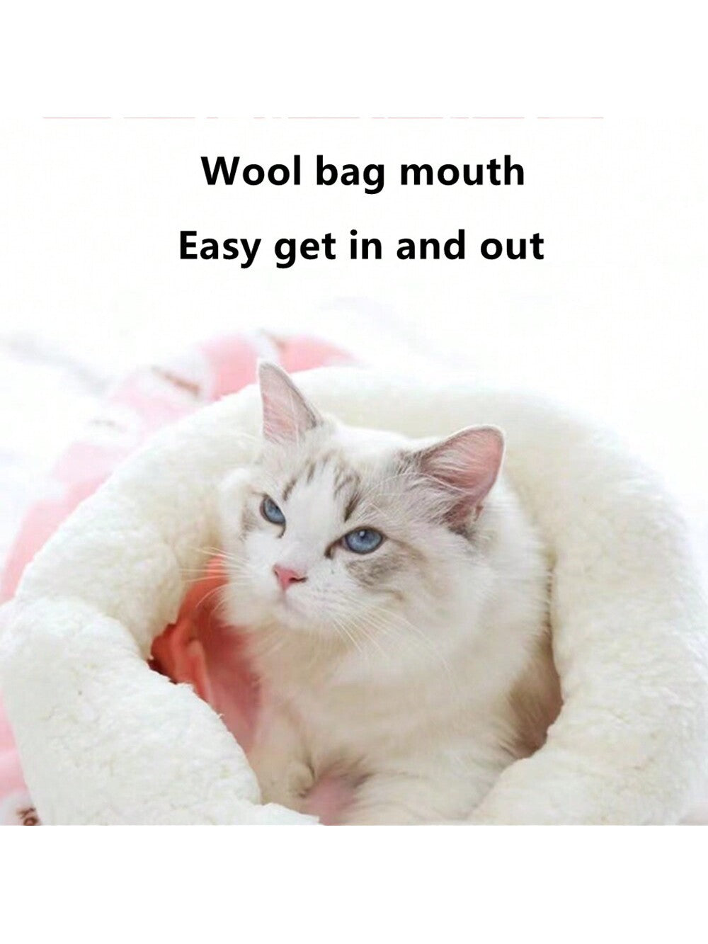 1pc Pet Sleeping Bag, Cat Bed, 4-Season Warm Nest Suitable For Cats/Dogs Under 8kg