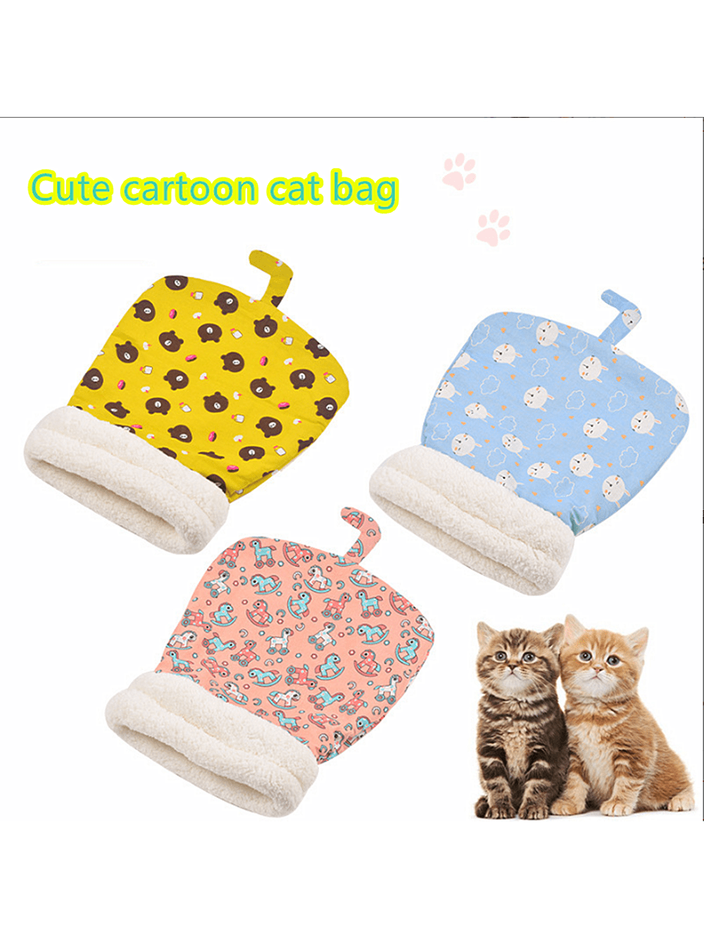 1pc Pet Sleeping Bag, Cat Bed, 4-Season Warm Nest Suitable For Cats/Dogs Under 8kg