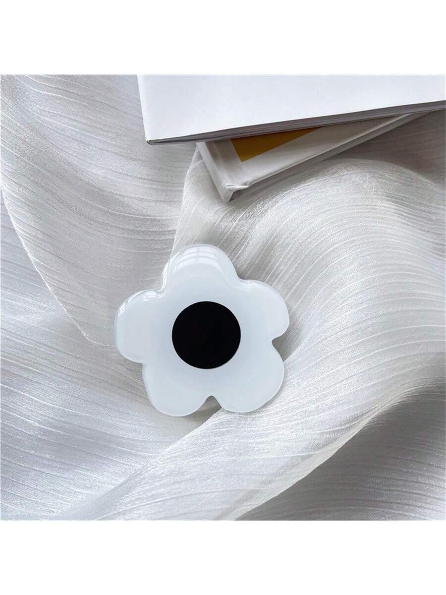 1pc Self-Adhesive Retractable Multicolor Flower Phone Holder