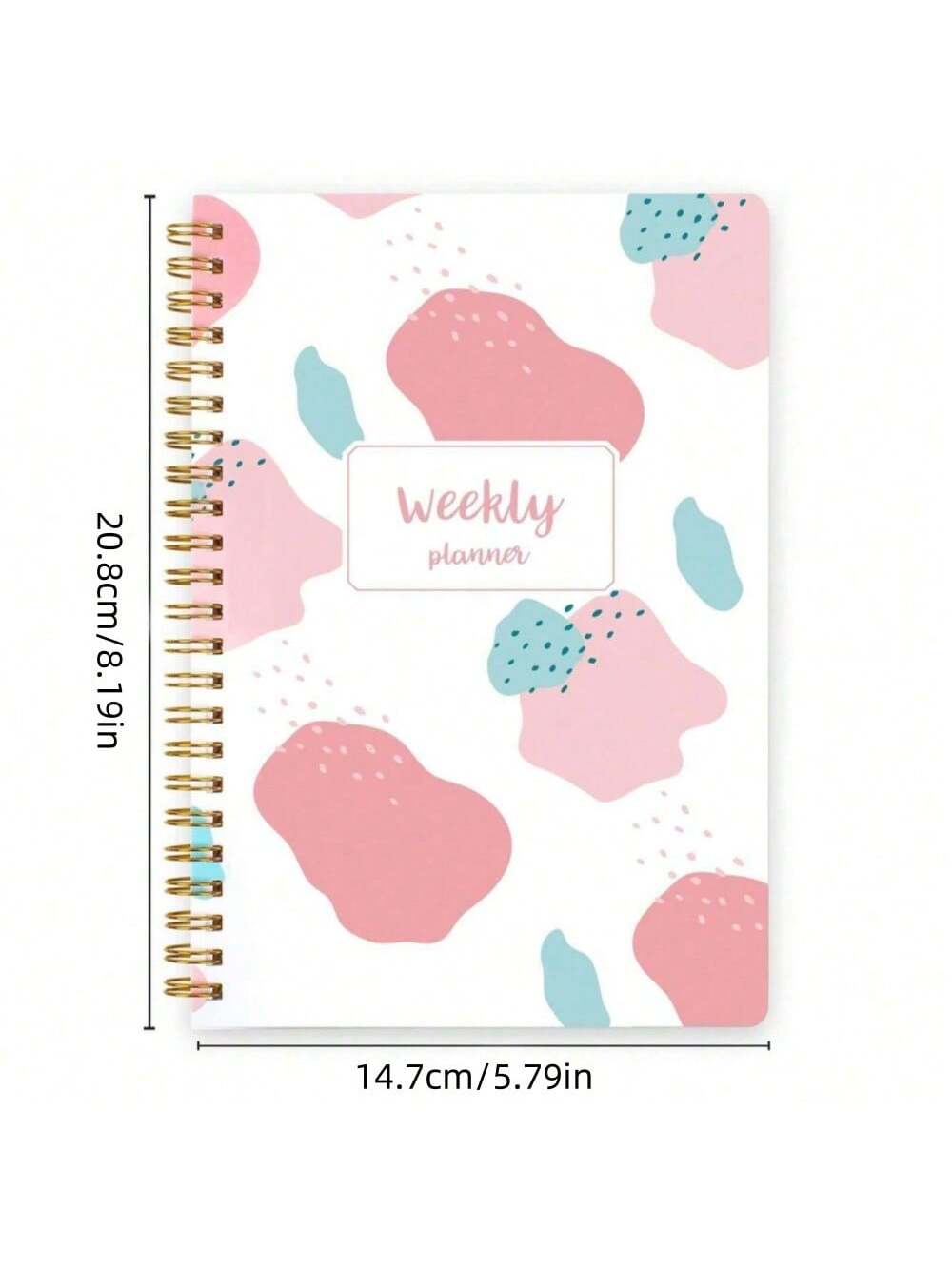 Trees Weekly Planner Notebook, Undated Daily Schedule Agenda, Key Goal Planner With Habit Tracking Women  3 Stickers