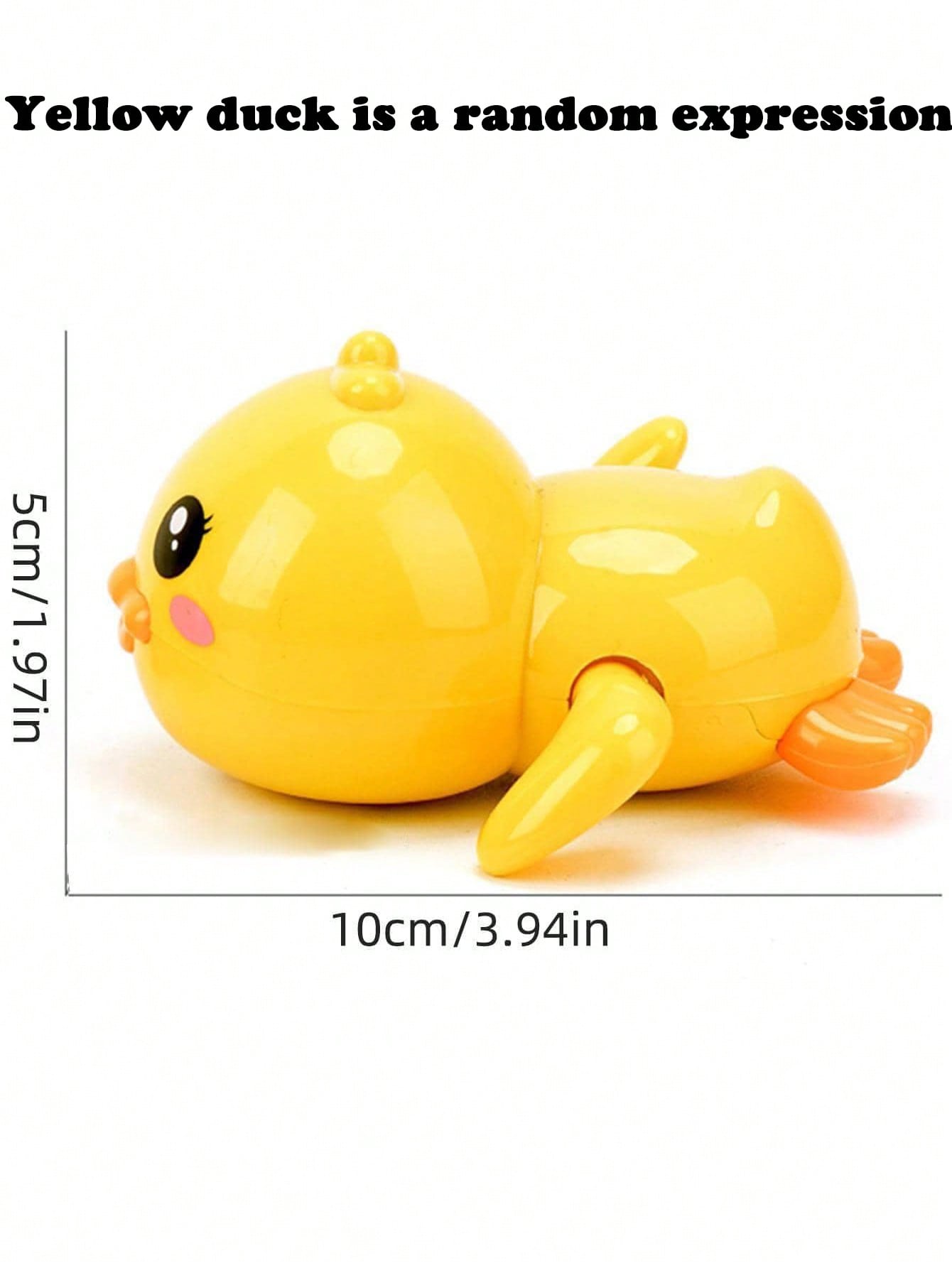 1pc Random Expression Clockwork Bathtub Swimming Pool Bath Toy