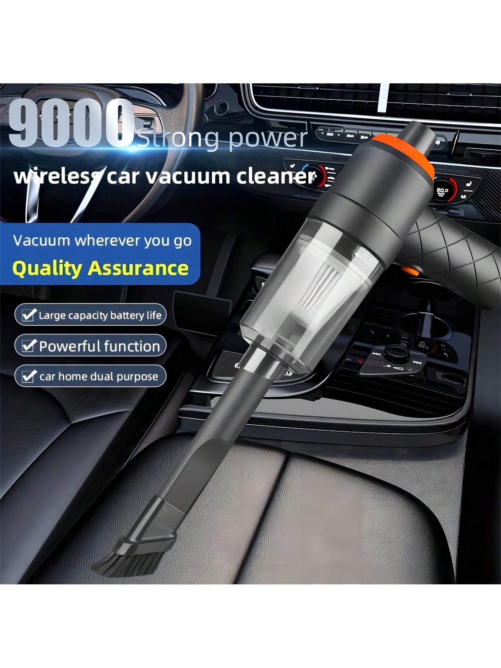 120W High-Power Wireless Vacuum Cleaner, Usb Charging Home Car Handheld Vacuum Cleaner, Strong Suction, Unique Suction And Blowing Functions