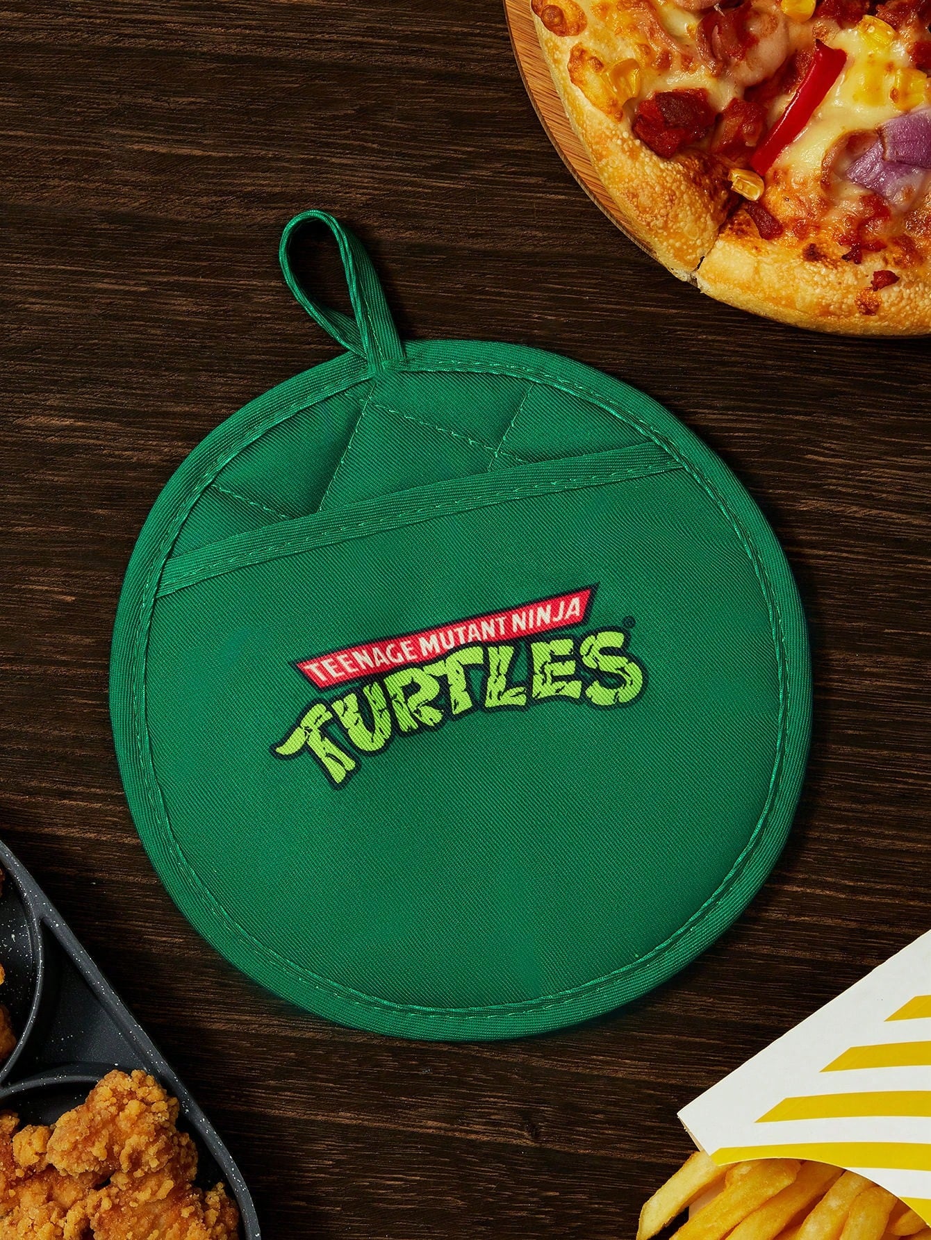 TEENAGE MUTANT NINJA TURTLES X SHEIN 1pc Cartoon Turtle Pizza