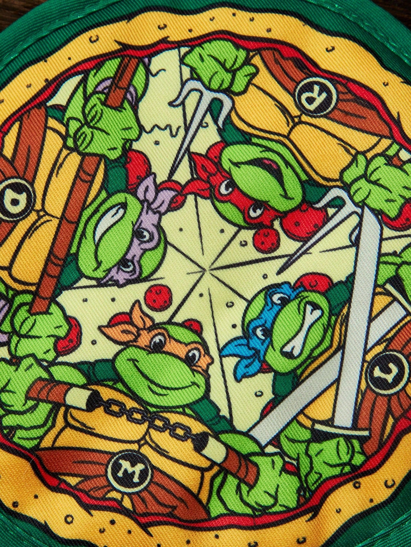 TEENAGE MUTANT NINJA TURTLES X SHEIN 1pc Cartoon Turtle Pizza