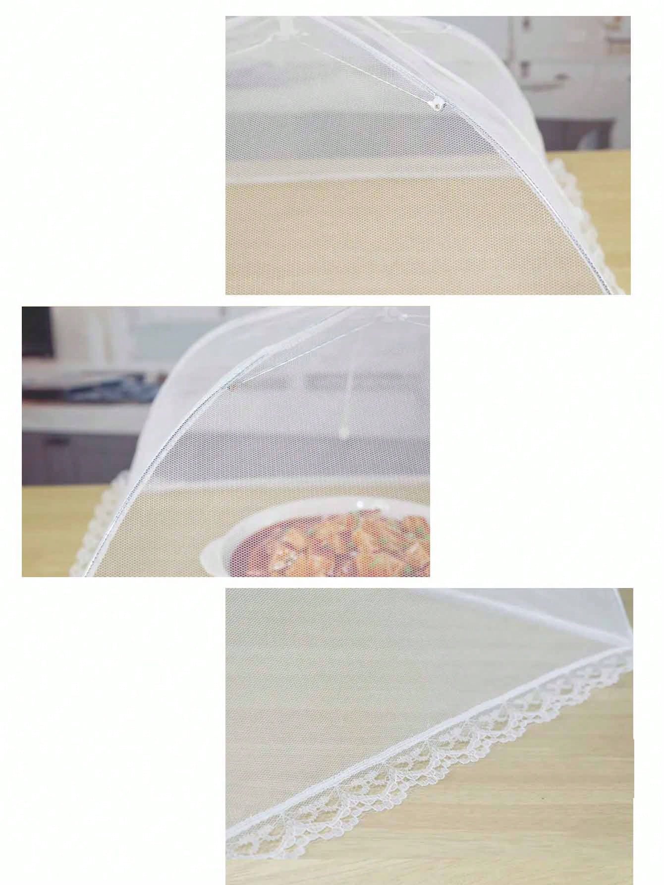 1pc Mesh Food Cover Fly Screen Food Cover Food Net Food Net Pop Up Food Tent Food Tent For Outdoor Activities Camping Family Kitchen Picnic Accessories Reusable Foldable Fly Proof Mosquito Proof