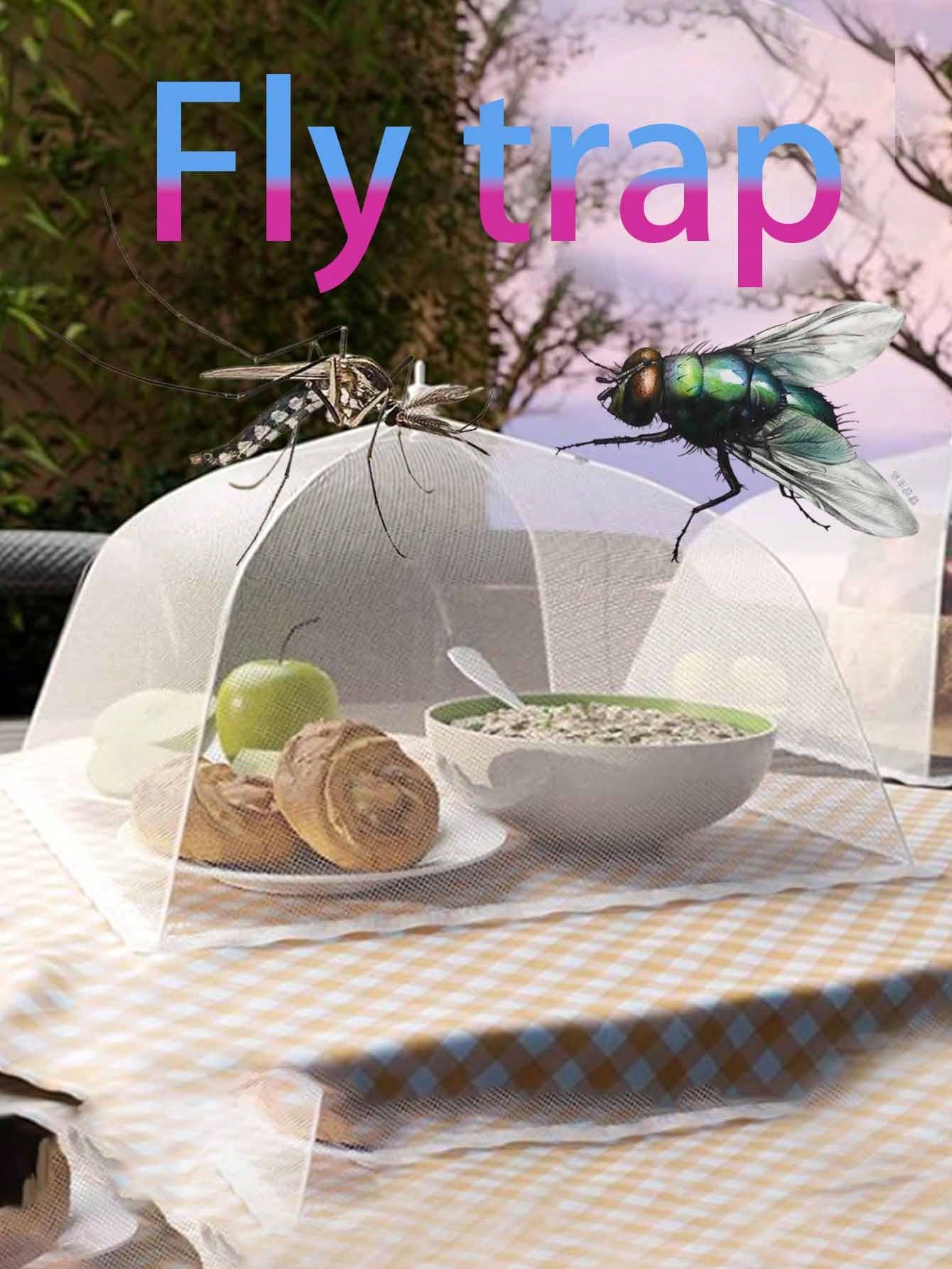 1pc Mesh Food Cover Fly Screen Food Cover Food Net Food Net Pop Up Food Tent Food Tent For Outdoor Activities Camping Family Kitchen Picnic Accessories Reusable Foldable Fly Proof Mosquito Proof