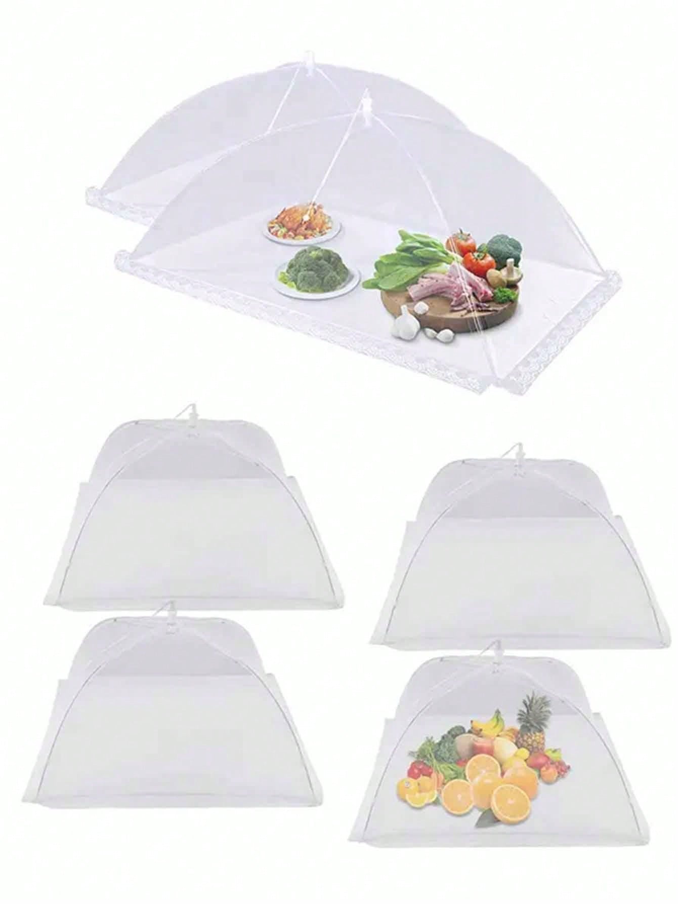 1pc Mesh Food Cover Fly Screen Food Cover Food Net Food Net Pop Up Food Tent Food Tent For Outdoor Activities Camping Family Kitchen Picnic Accessories Reusable Foldable Fly Proof Mosquito Proof