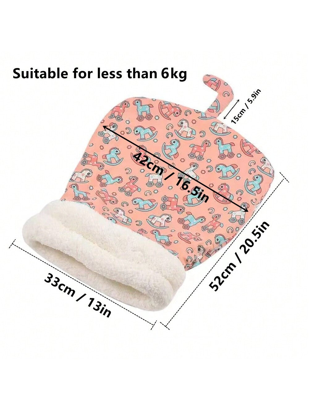 1pc Pet Sleeping Bag, Cat Bed, 4-Season Warm Nest Suitable For Cats/Dogs Under 8kg