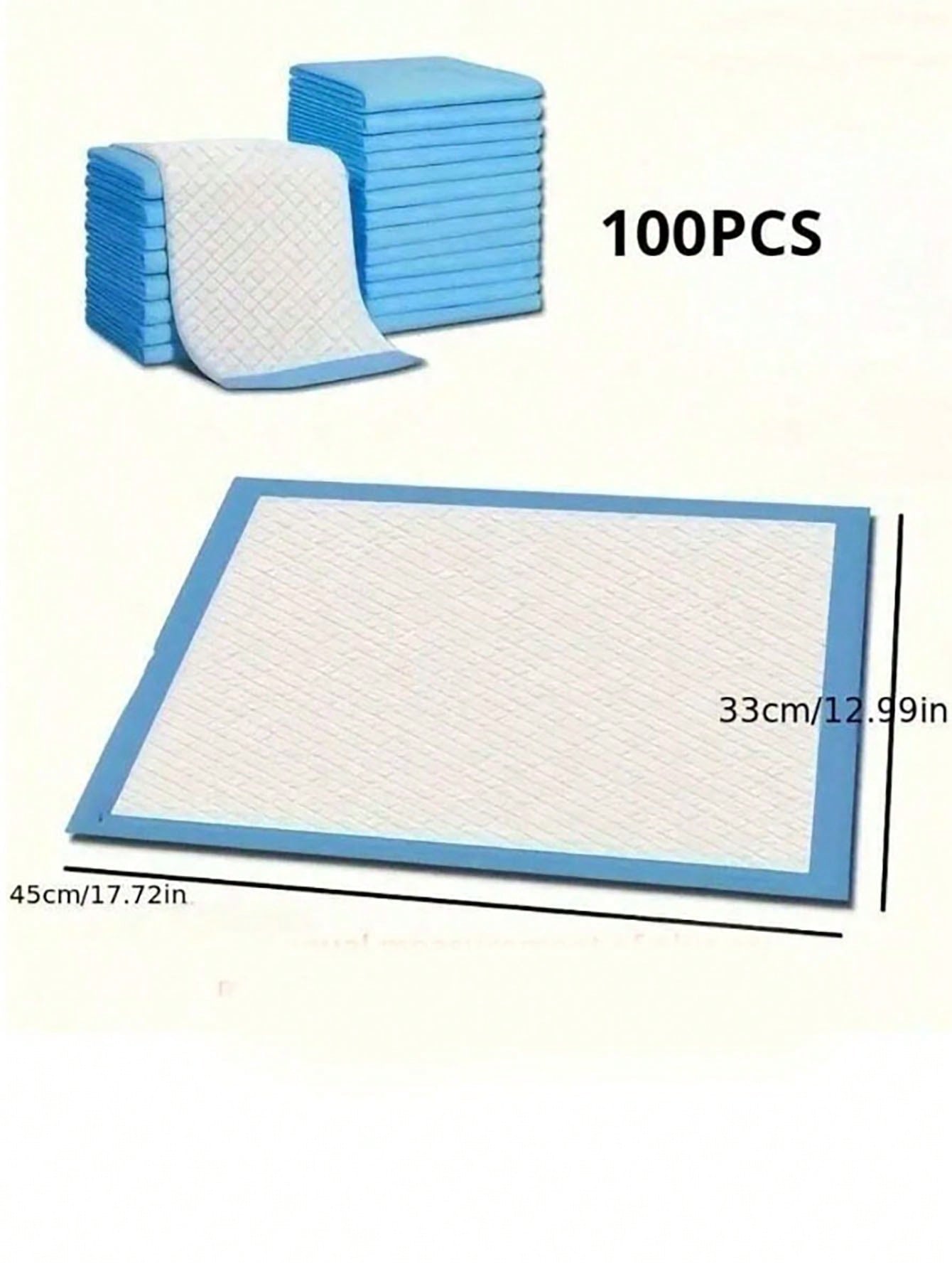 10/20/30/50/100pcs Pet Toilet Pee Pad, Super Absorbent Training Pads For Dogs, One-Time Use Disposable Potty Training Pads For Cats