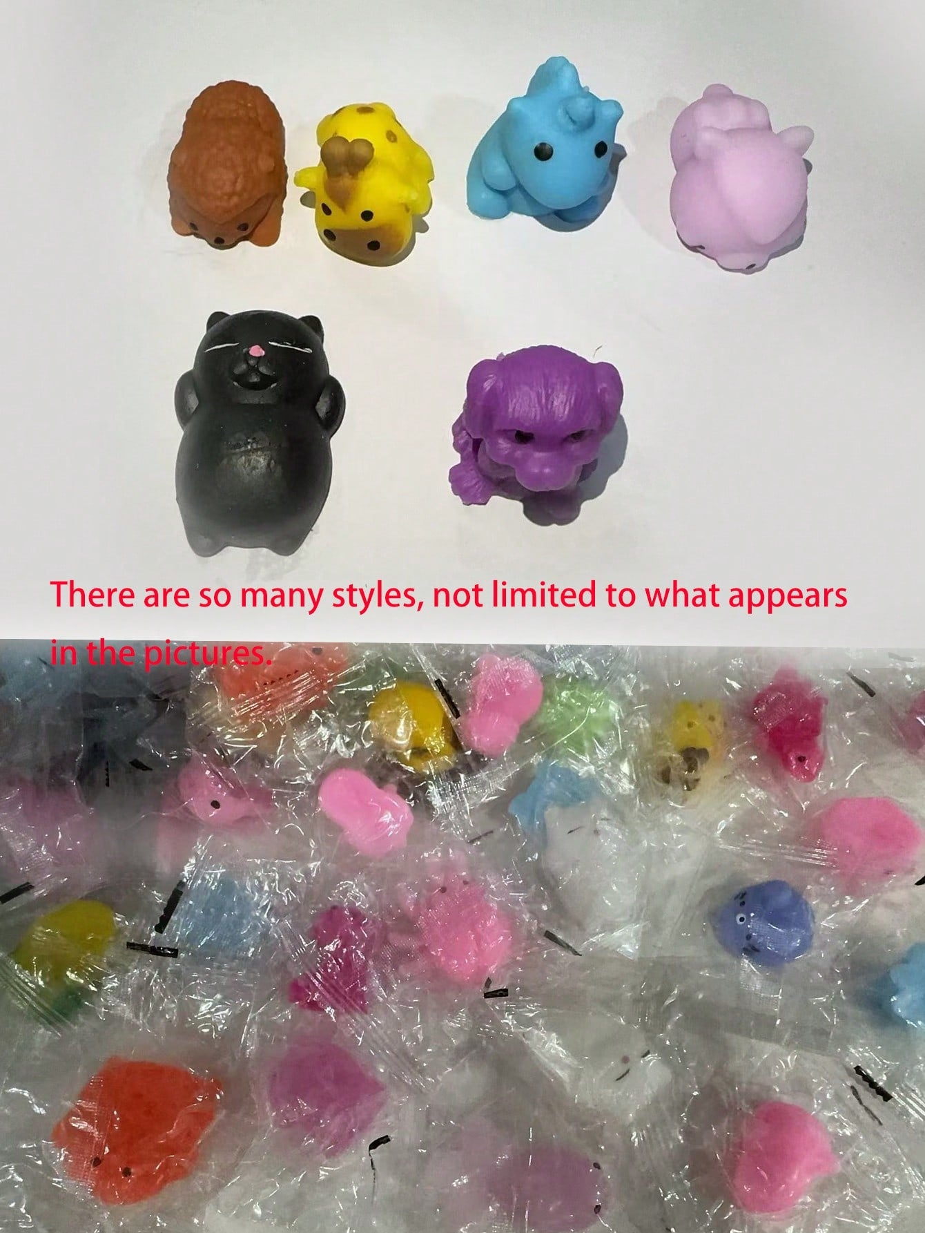 20pcs Random Kawaii Mochi Squishy Toys, Mini Stress Relief Toys Gifts, Holiday Stocking Stuffers Supplies For Adults, Christmas Gift Filler,Christmas