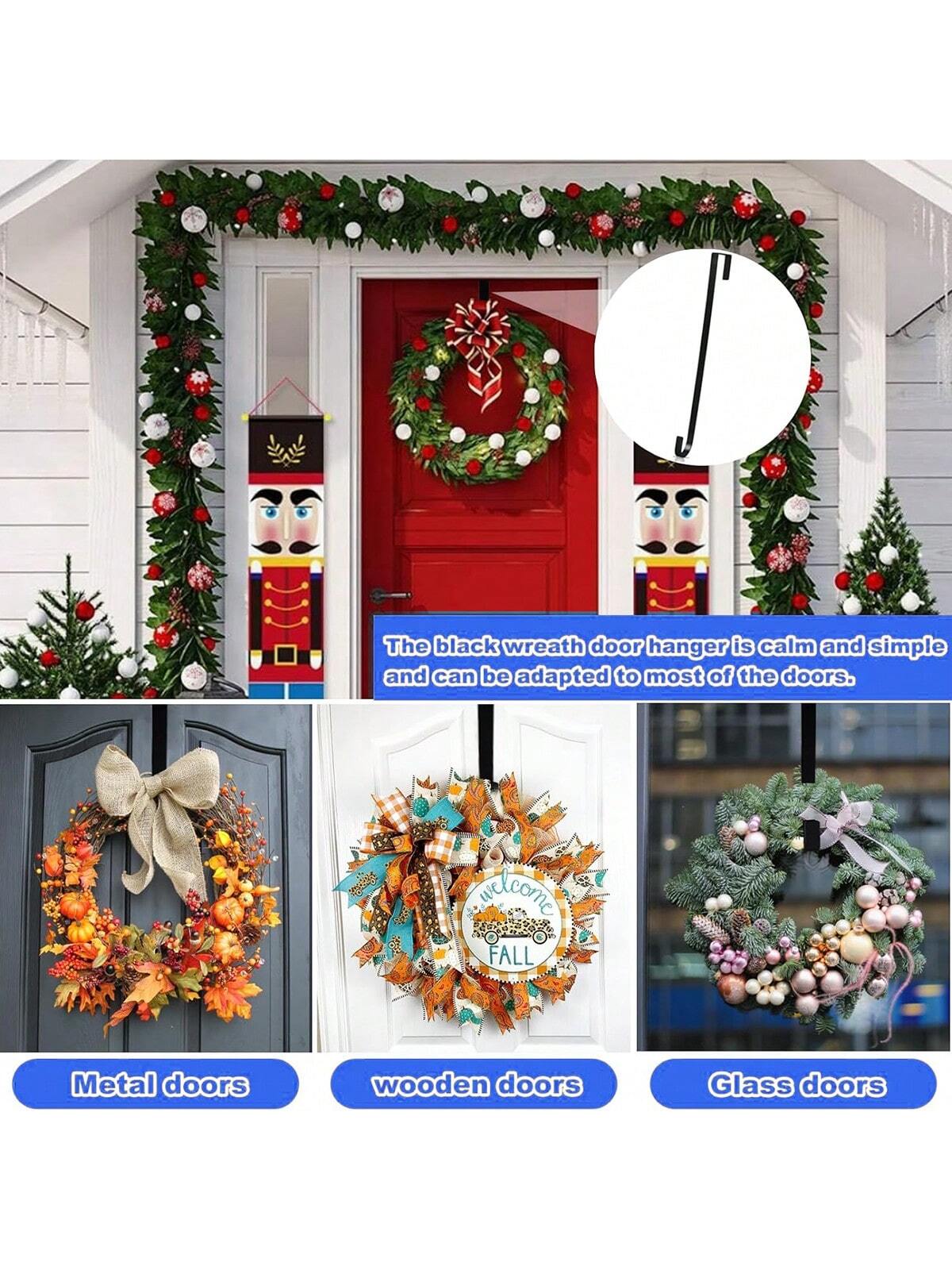 1PC Wreath Hangers For Front Door, 12