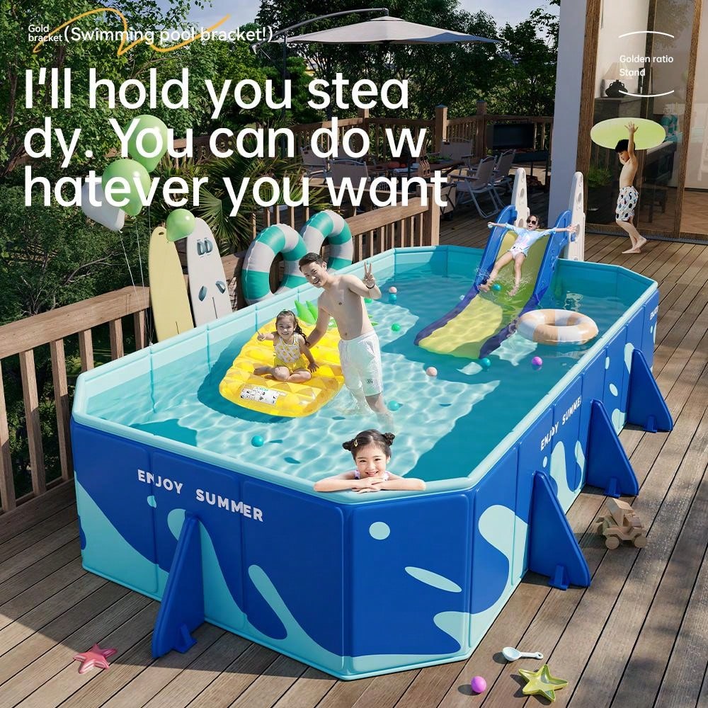 1pc Outdoor Swimming Pool, Easy Installation, Portable Foldable Swimming Pool, Water Ball Pit, Multipurpose Pool