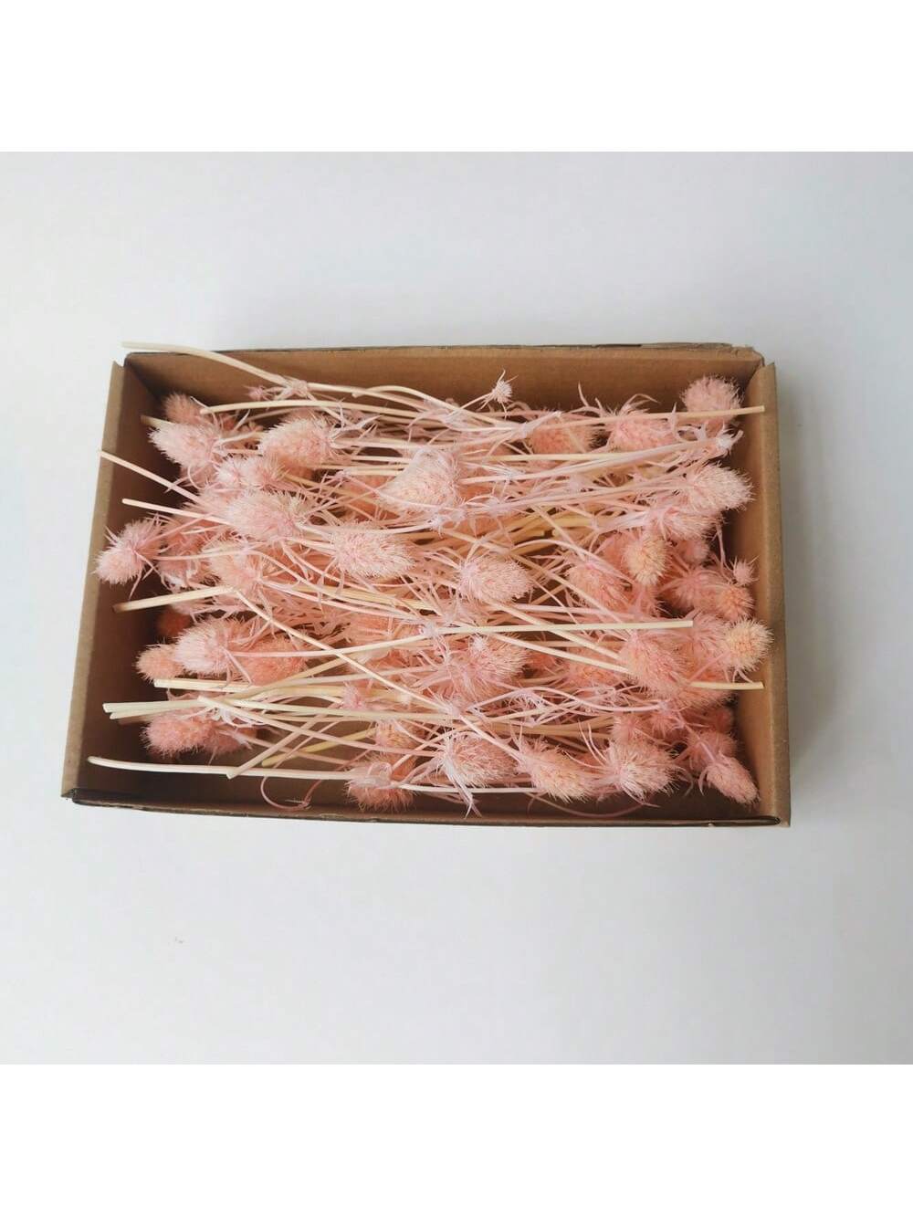 100pcs Diy Dried Flower Bag Natural Rose/Babybreath/Eucalyptus/Lover Grass /Lagurus/Bunny Tails Bulk Lavender Daisy Preserved Dried Flower Material Package Heads For Decoration