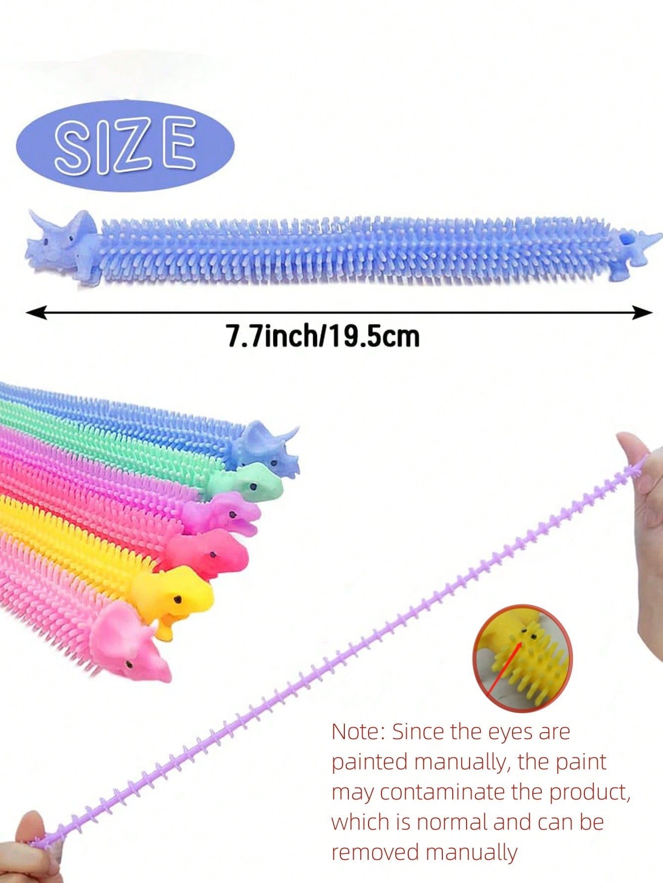 10PCS Stretchy String Toys, Alpaca Fidget Sensory Toy, Squeeze Pull Noodles Party Favors Prizes, Calm Relax,Christmas