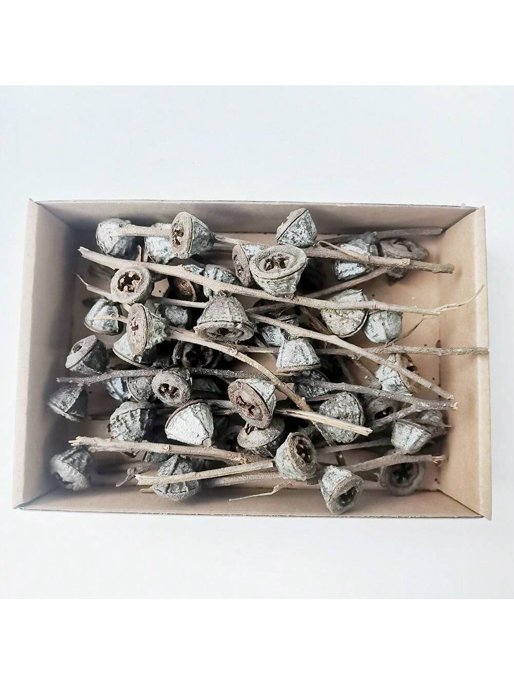 100pcs Diy Dried Flower Bag Natural Rose/Babybreath/Eucalyptus/Lover Grass /Lagurus/Bunny Tails Bulk Lavender Daisy Preserved Dried Flower Material Package Heads For Decoration