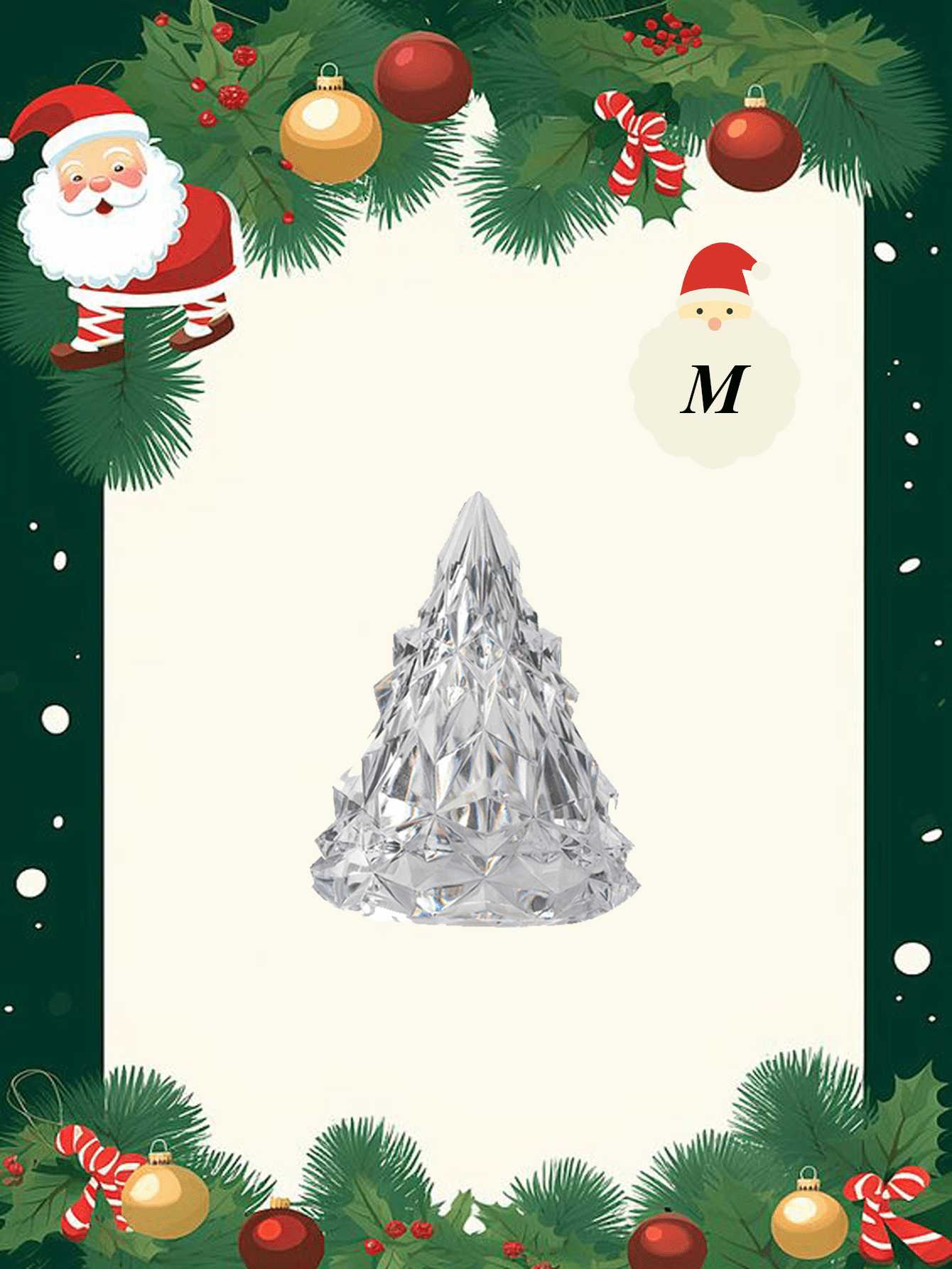 1pc Diamond Christmas Tree Light Crystal Ice Mountain Lamp Night Light,Christmas Decorations Indoor,Perfect Gift For Christmas,With Battery