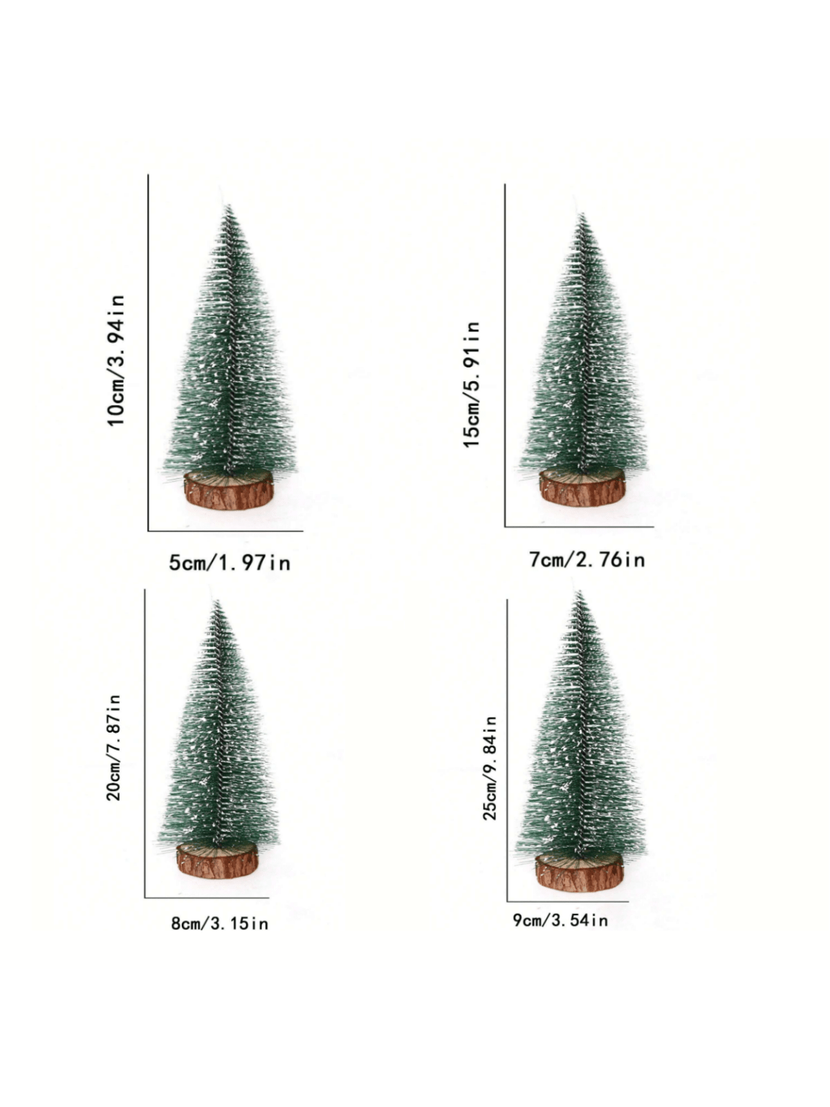 1pc, Christmas, Tower-Shaped Flocked Cedar Tree, Desktop Christmas Tree Ornaments, Christmas Decorations, Mini Pine Needle Ornaments, For Office, Window Display, Desktop Ornaments, Christmas Warm Atmosphere Decorations, Ideal Gift Choice