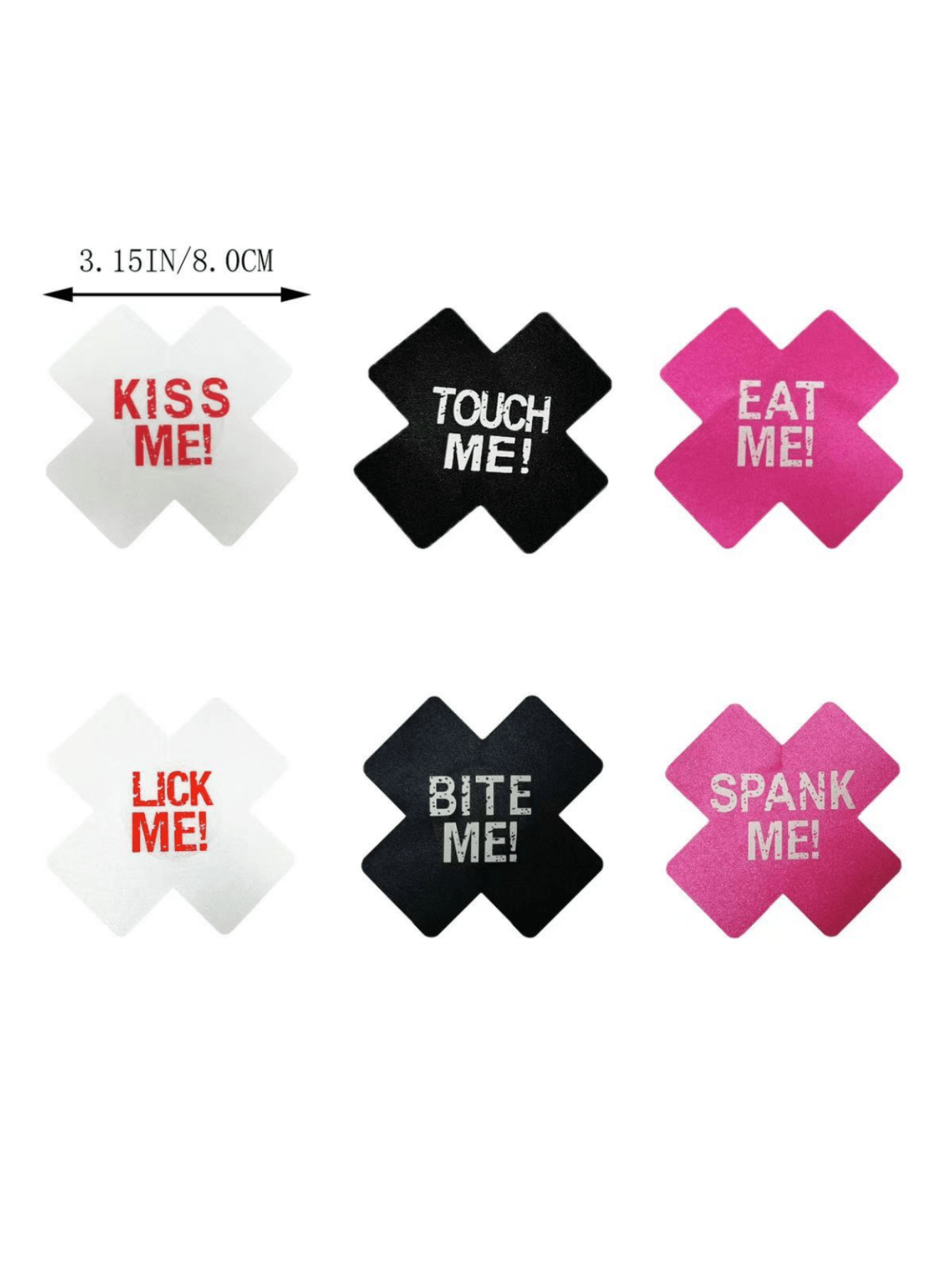 1 Pair New Hot Selling Glow In The Dark Christmas/Halloween Nipple Covers, Breathable Breast Pasties, One-Time Use Printed Cross Nipple Stickers, Sexy Nipple Covers For Women