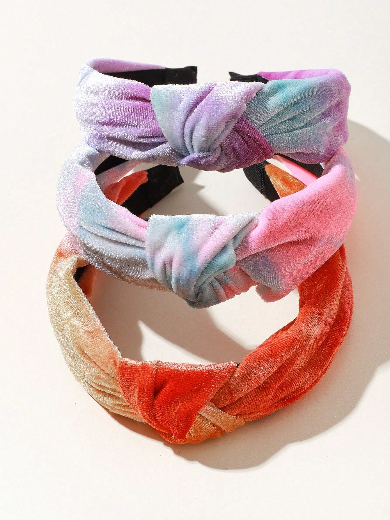 4pcs Tie-Dye Twist Headbands, Suitable For Daily Wear