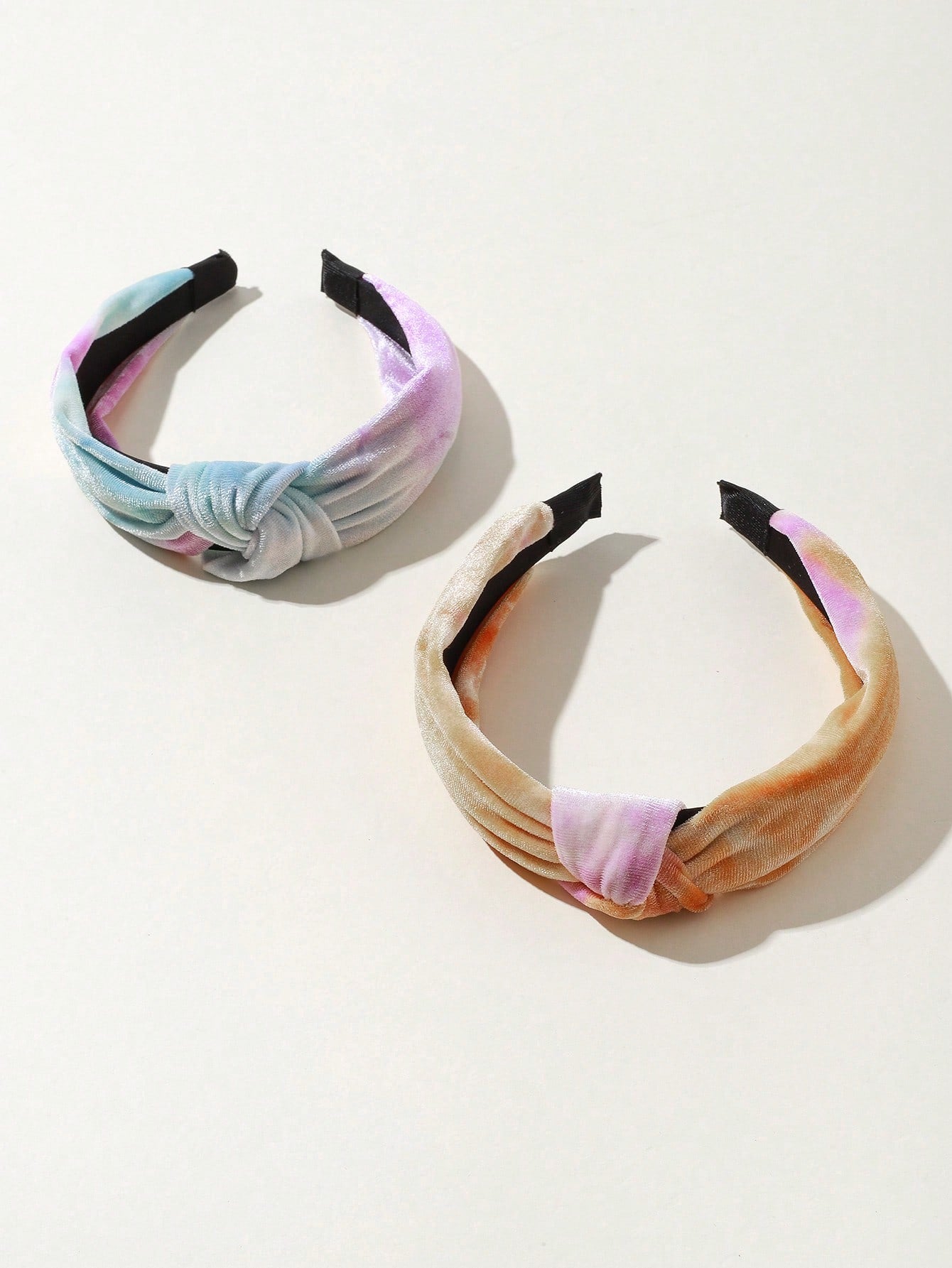 4pcs Tie-Dye Twist Headbands, Suitable For Daily Wear