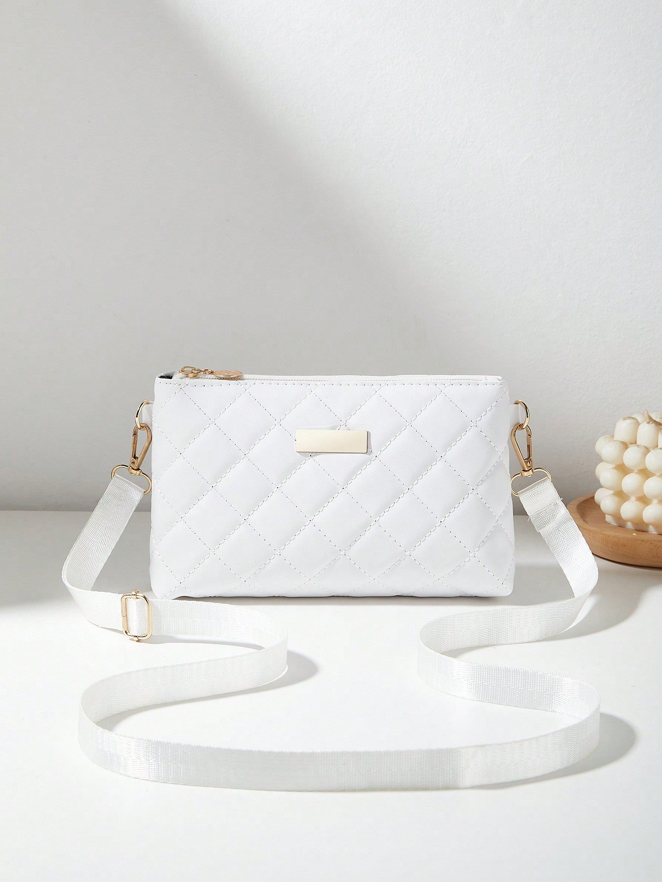 Multi-Functional High Quality Straw Woven Small Square Bag