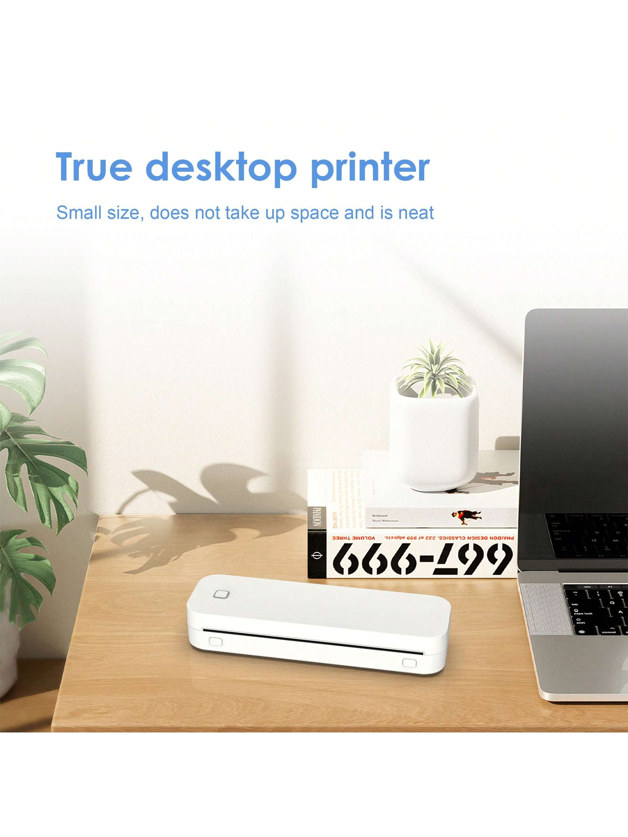 A4 Portable Wireless Travel Printer A4 Thermal Printer Mobile Printer Printer Or A4 Thermal Printing Paper Support 8.5