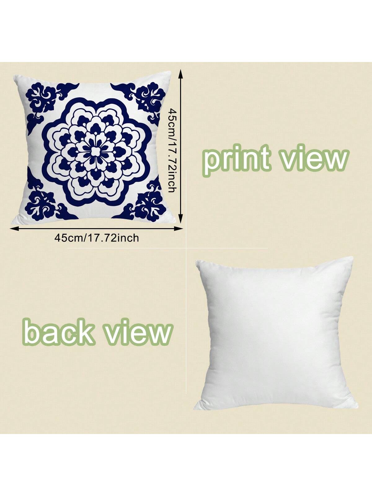 4pcs Mandala Pattern Cushion Cover, Ancient Style Single-Sided Printing Coral Fleece Cushion Covers For Sofa, Bedroom, Living Room, Chair, Car Seat, Suitable For Spring, Summer, Autumn And Winter