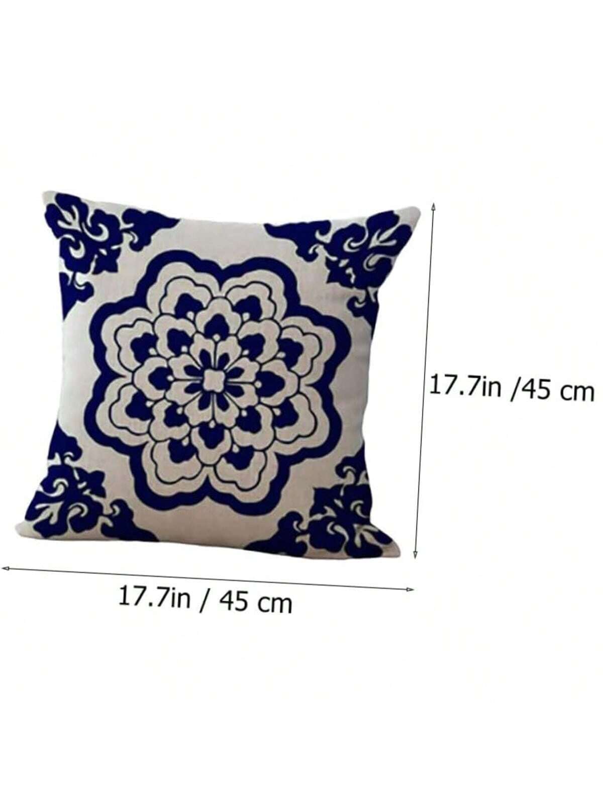 4pcs Mandala Pattern Cushion Cover, Ancient Style Single-Sided Printing Coral Fleece Cushion Covers For Sofa, Bedroom, Living Room, Chair, Car Seat, Suitable For Spring, Summer, Autumn And Winter