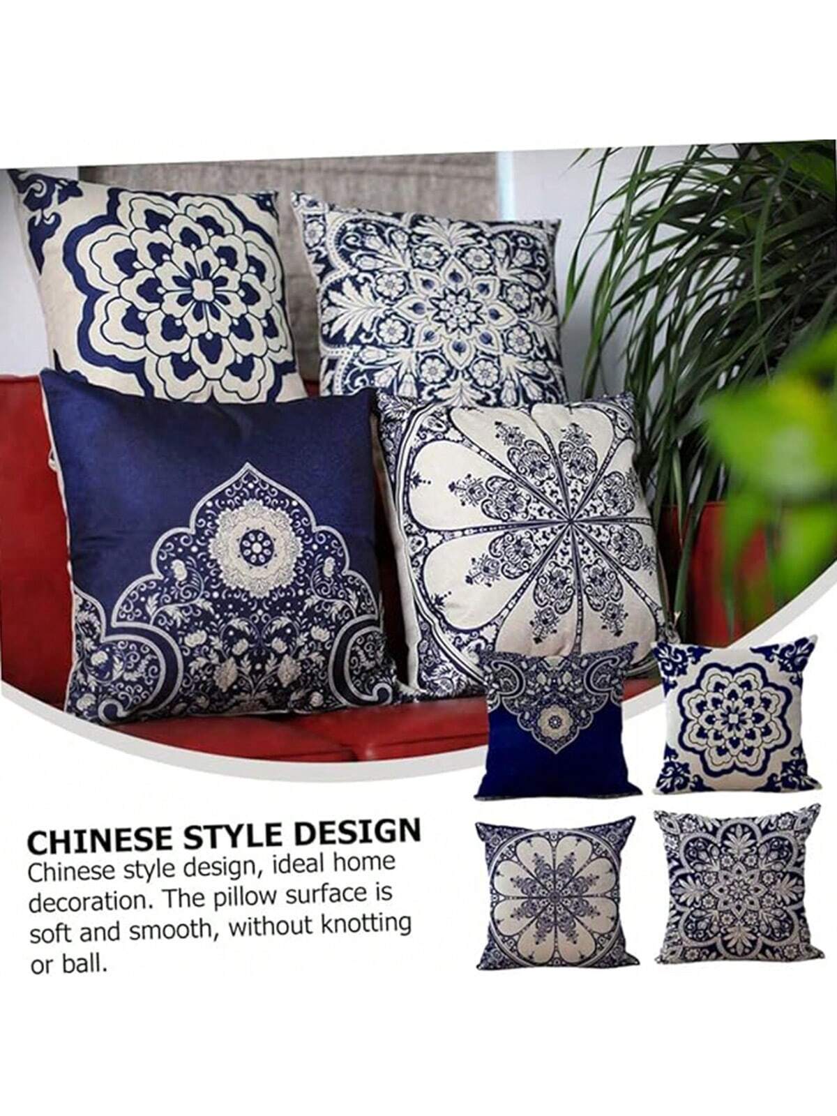 4pcs Mandala Pattern Cushion Cover, Ancient Style Single-Sided Printing Coral Fleece Cushion Covers For Sofa, Bedroom, Living Room, Chair, Car Seat, Suitable For Spring, Summer, Autumn And Winter