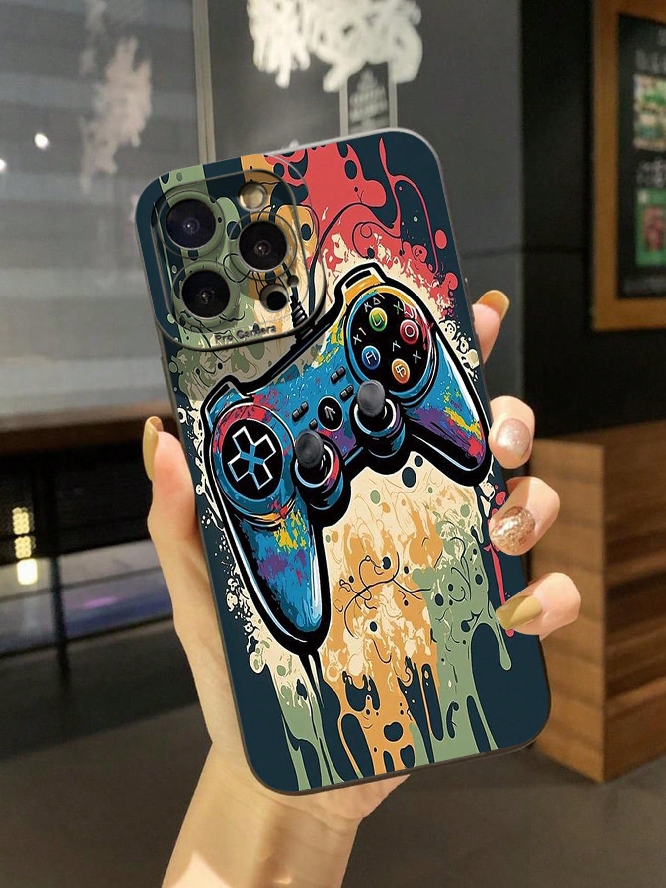 1Pc Game Controller Camera Shockproof Protective Phone Case Compatible With Iphone/Galaxy/Infinix/Redmi/OPPO/VIVO//Realme