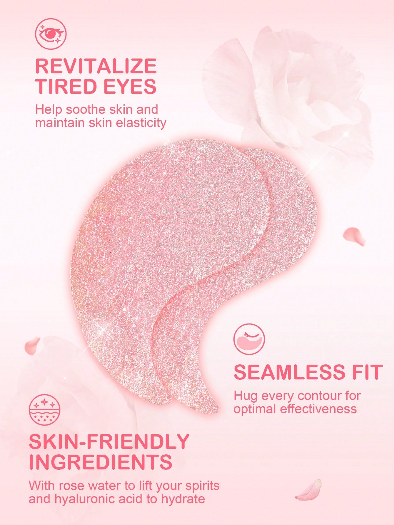 SlowSunday Rose Eye Mask