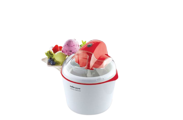 Mellerware Ice Cream Maker Plastic White 1.5L 12W Crema Delu