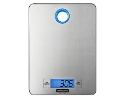 Mellerware Kitchen Scale Battery Operated LCD Display Stainle