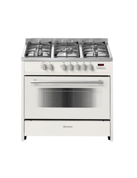 Eurogas Freestanding 90cm Gas Electric Oven Cream