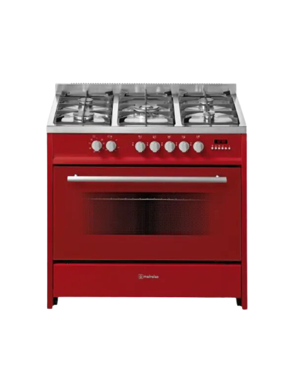 Eurogas Freestanding Meireless 90cm Gas Electric Red