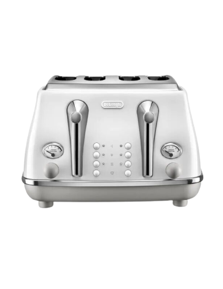 DeLonghi Icona Capitals 4 Slice Toaster Sidney White