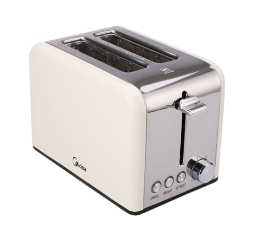 Midea 2 Slice Toaster Cream