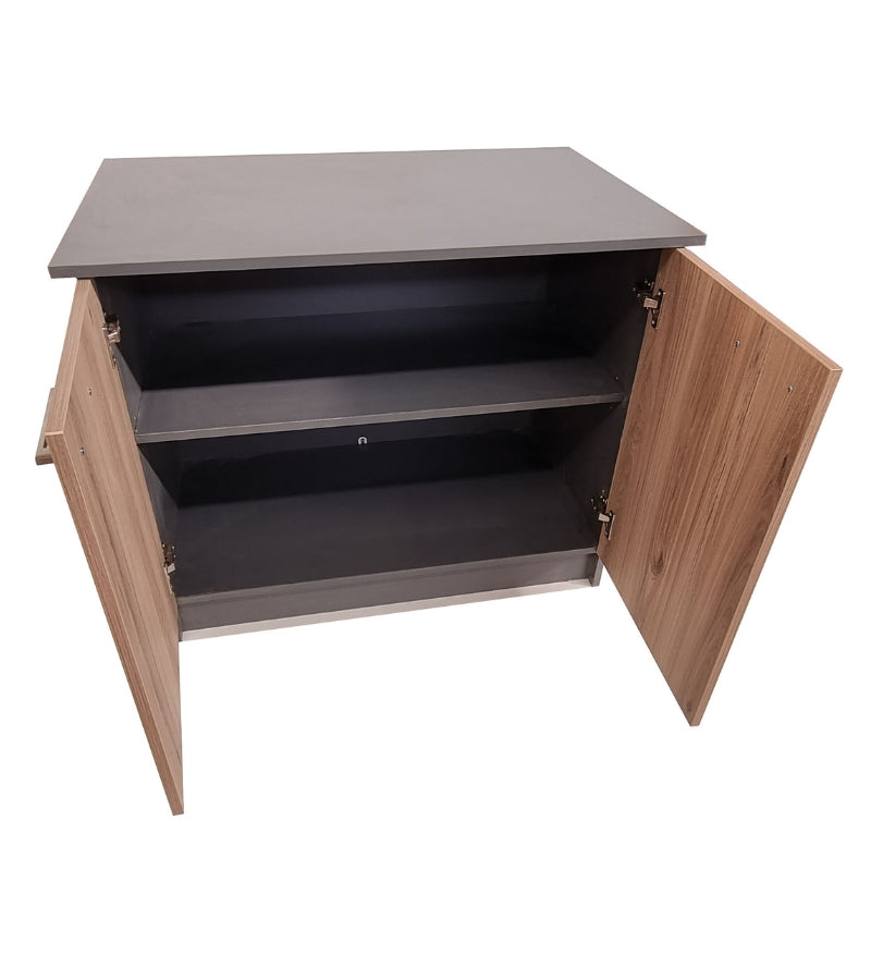 London 2 Shelf,2 Door Cabinet