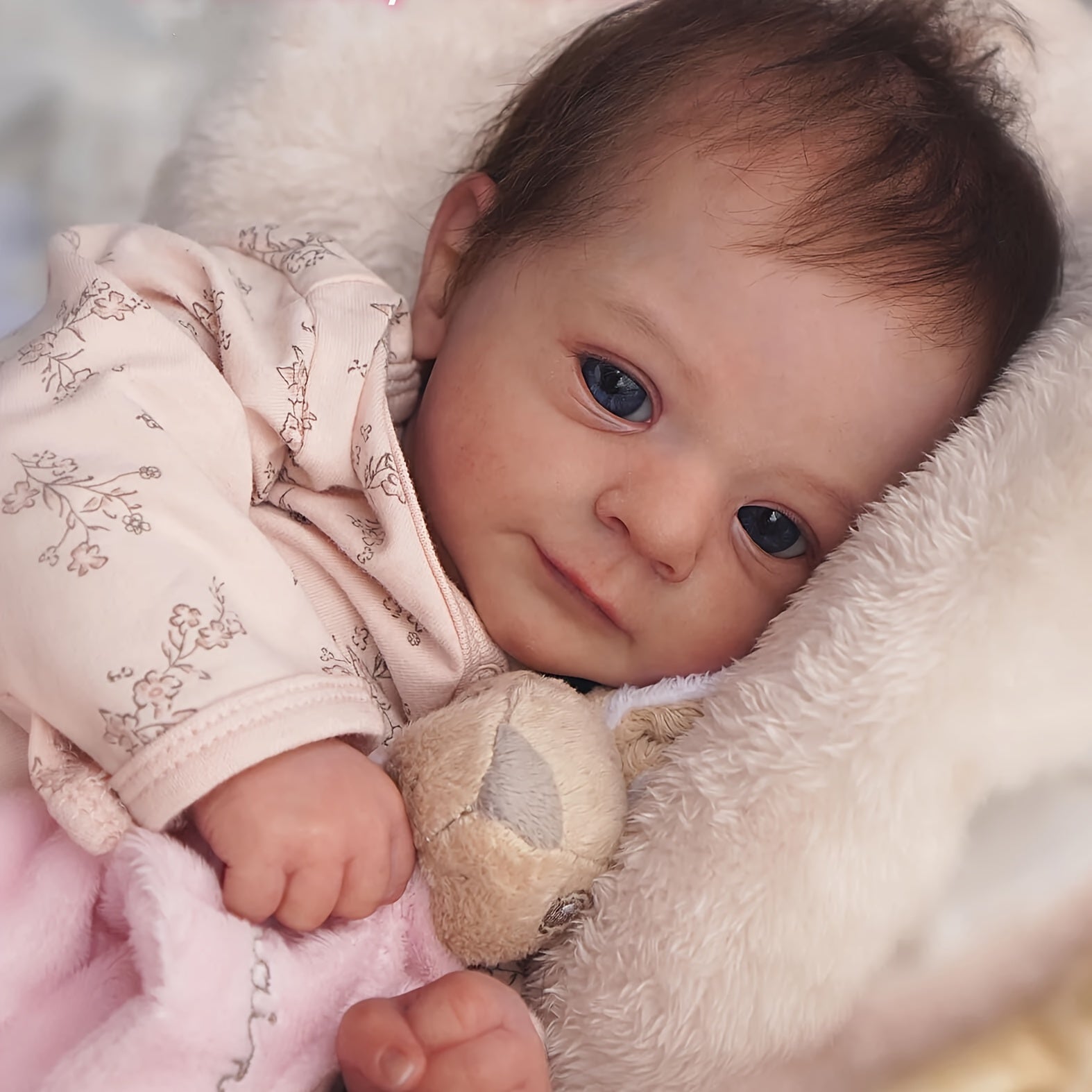 Novocreation 40.64cm Reborn Youngsters Doll, Handmade Soft Vinyl Body, Realistic Youngsters with Brown Hair & Painted Veins, Fantasy Themed Collectible for Youngsters, Ideal Christmas Gift, Youngsters Doll Clothes