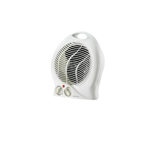 Mellerware Heater Floor Fan Plastic White 2Heat 2000W Swiss