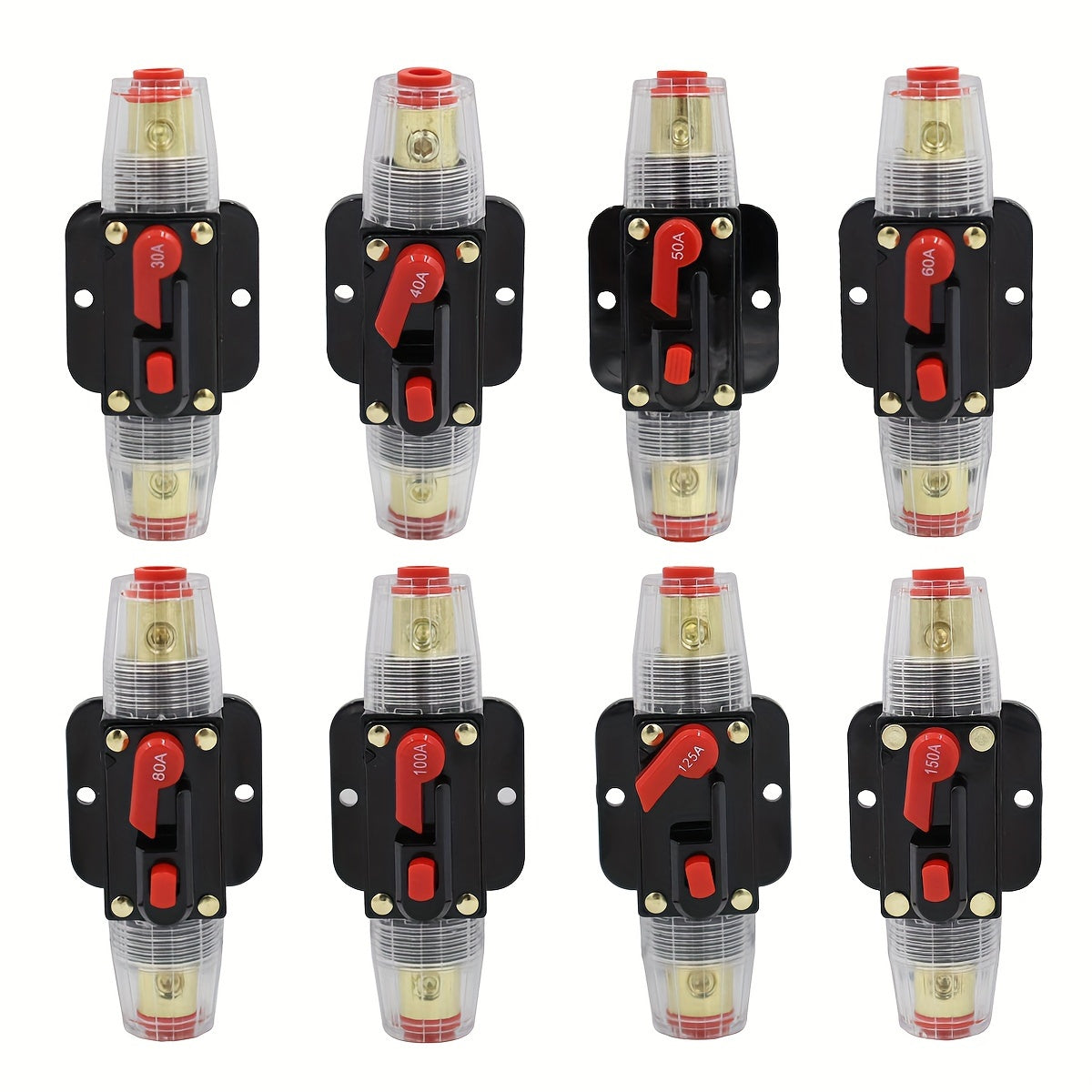 Automobile, Yacht, RV, etc. Resettable Circuit Breaker, Audio Modification Circuit Protector, Automatic Recovery Seat Belt