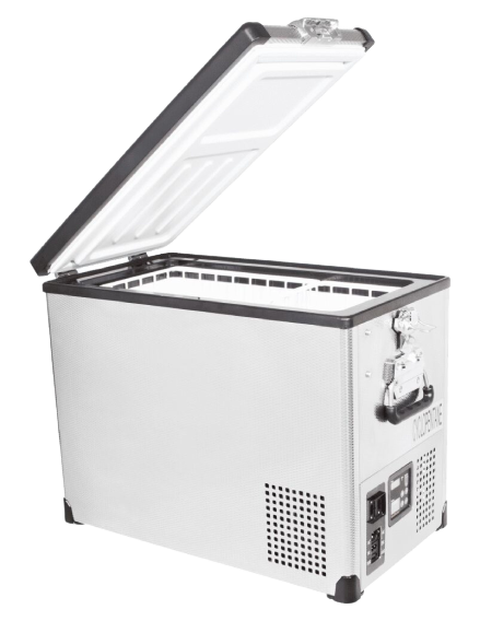 SnoMaster Portable Fridge Freezer 42L 12/220V Stainless Steel