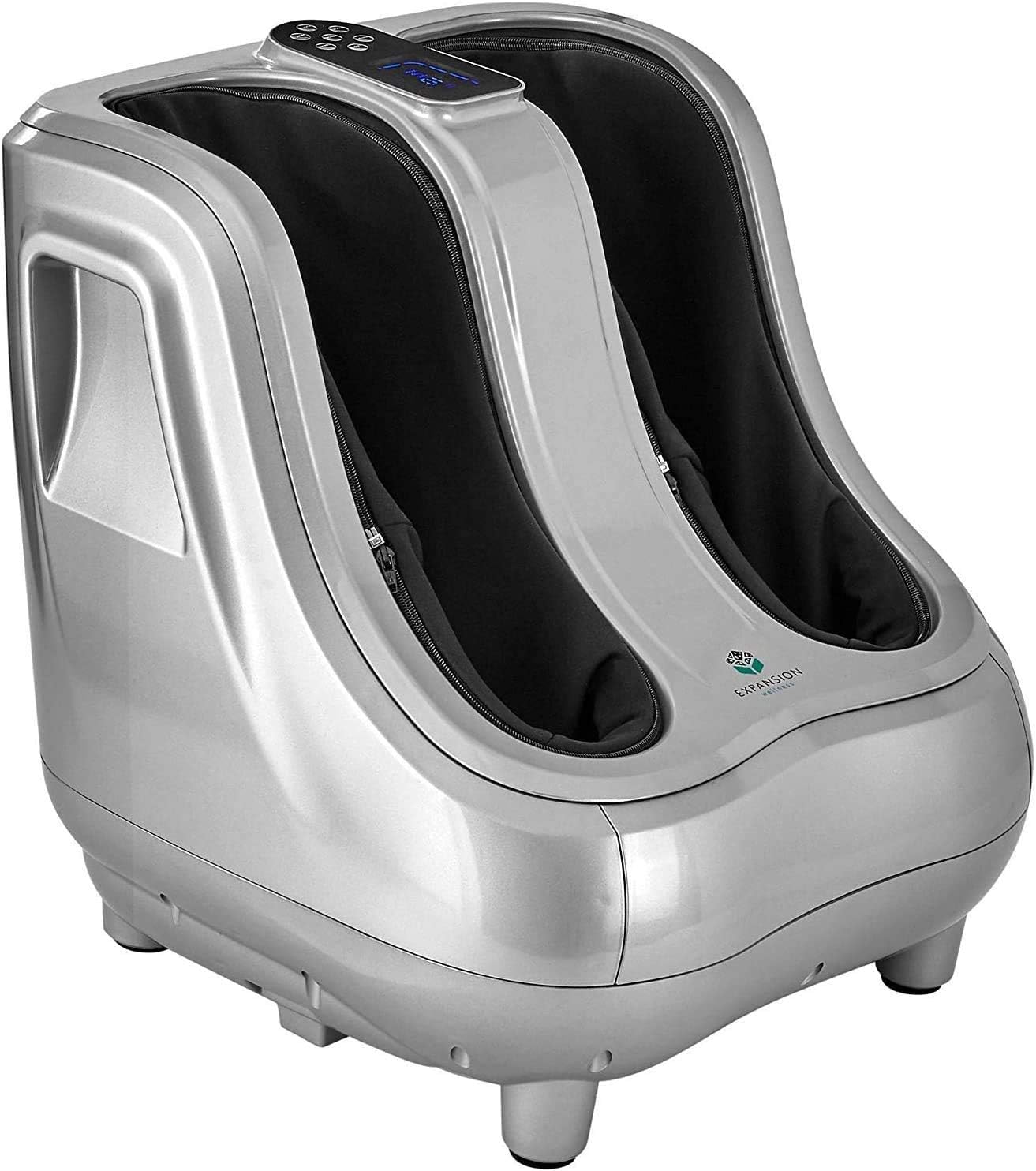 KoolerThings Shiatsu Heated Foot and Cal Massager Machine to Relieve Sore Feet, Ankles, Calfs and Legs, Deep Kneading Therapy, Relaxation Vibration and Rolling & Stimulates Blood Circulation