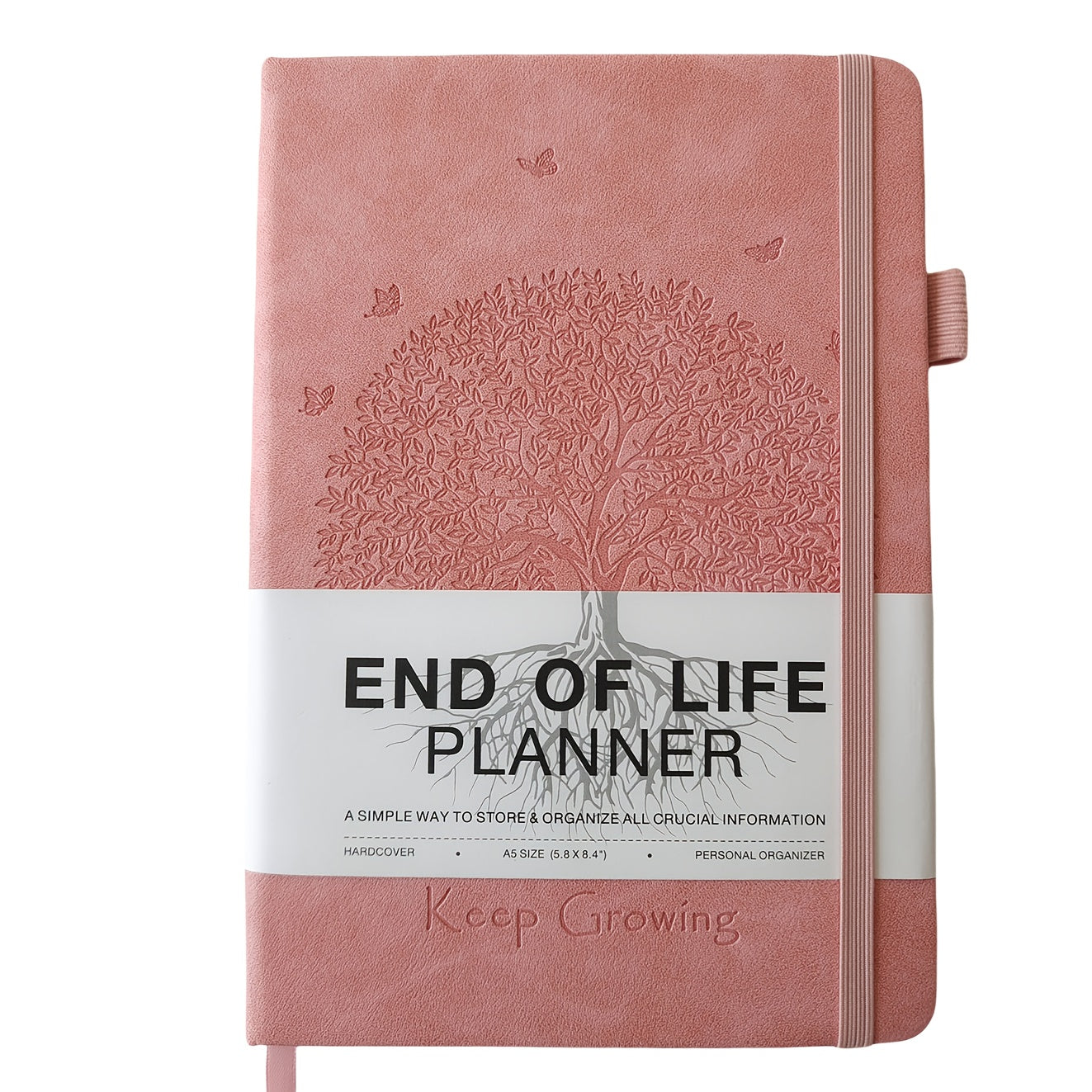 End of Life Planner, Large Tree Faux Leather Embossed Cover, Elderly End-of-Life Planner, Guide to Estate Planning Organizer and Beneficiary Planner Manual, Organizer of Final Arrangements for Beneficiaries, Will Preparation, Last Wishes and Funeral Plan