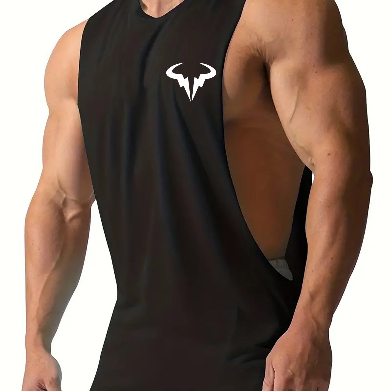 Men's Quick-Dry Athletic Tank Top - Breathable, Moisture-Wicking Sleeveless Shirt for Gym & Casual Wear, Summer Fashion