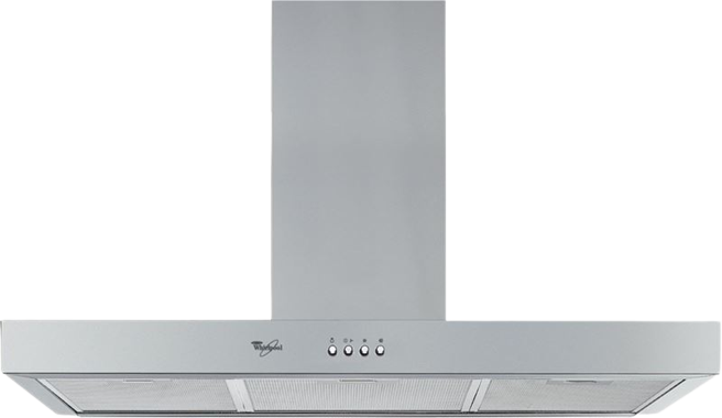 Whirlpool Chimney Cooker Hood 90cm Stainless Steel